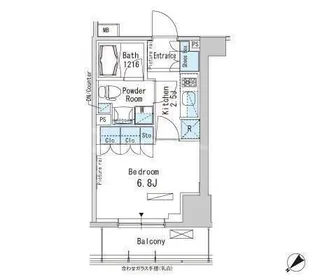 パークアクシス西巣鴨【4階】の間取り