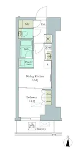 Brillia ist 錦糸公園【4階】の間取り