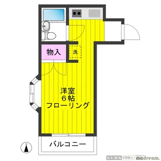 セソールハイツ【3階】の間取り