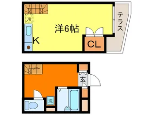 チェスターハウス目白【1階】の間取り