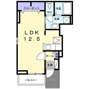 エテルノ輝【1階】の間取り