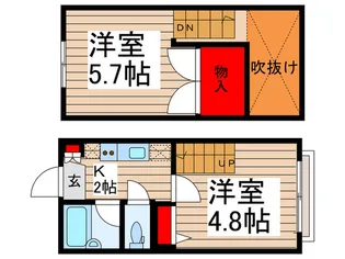 ヒルサイド清瀬【3階】の間取り