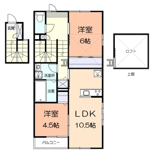 グランフェリーチェ新横浜A【2階】の間取り