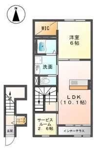 スイートピア【2階】の間取り