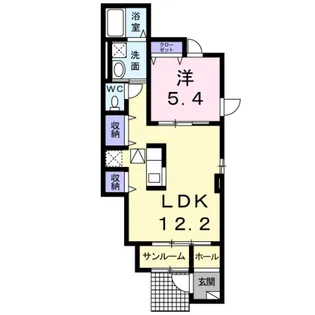 メゾン北三国ヶ丘【1階】の間取り