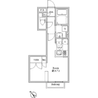 ブランミュールII【1階】の間取り