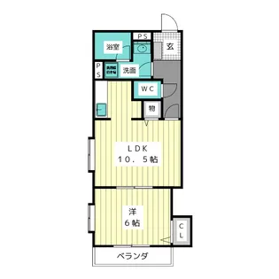 マルベリーヒル山中【3階】の間取り