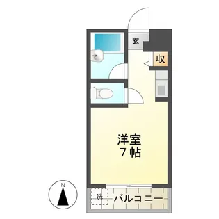 マロンハイツ【2階】の間取り