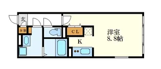 LUORE城西【5階】の間取り