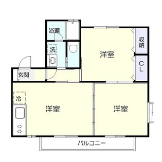 ロイヤルシルティ B棟【2階】の間取り