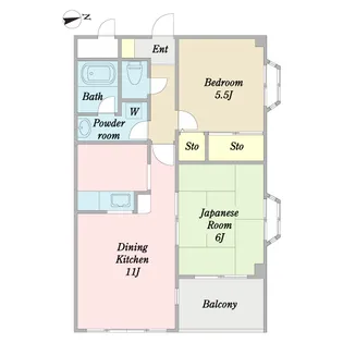 Raffine =ラフィーネ=【1階】の間取り