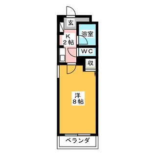 佐藤マンション【2階】の間取り