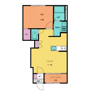 メゾン・杉山【1階】の間取り