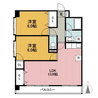 プラテーク綱島【1階】の間取り