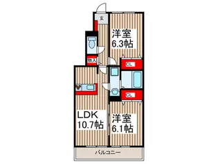 エターナルアイランド【1階】の間取り