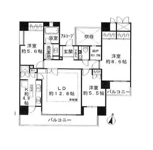 ミサワホームズ天王洲【3階】の間取り