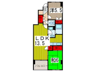エリセオ【6階】の間取り