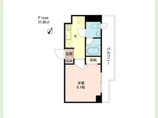 サンフル用賀【3階】の間取り