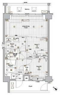 プレミアムキューブ上野毛#mo【6階】の間取り