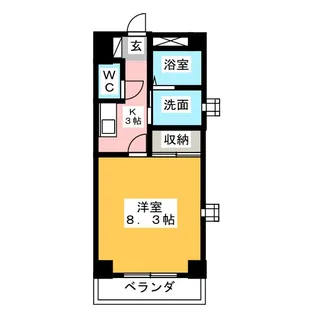 ANNEX UEDA【2階】の間取り