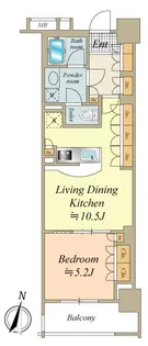 グローリオ新中野ブランデコ【11階】の間取り