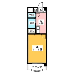 ドリームズ西可児【3階】の間取り