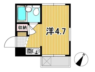 ハイツくれよん【2階】の間取り