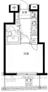 メインステージ大森駅前【5階】の間取り