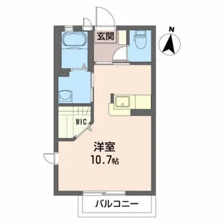 コーポ・ジェリクル【1階】の間取り