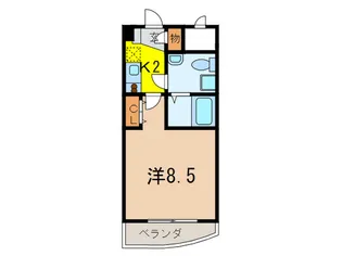 セレニテ甲子園【4階】の間取り