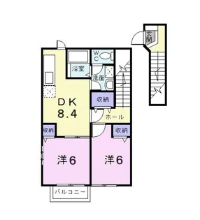 アバンティ上典【2階】の間取り