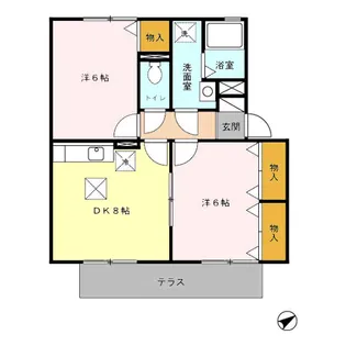 グランシャリオ・S【1階】の間取り