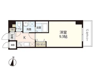 MOKA-eSTAII【9階】の間取り