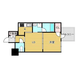 サムティ難波グレイス【14階】の間取り