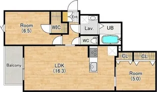 ブルームひまわり【3階】の間取り