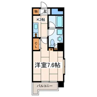 リヴェールK【3階】の間取り