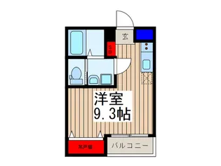 キラリア上福岡【3階】の間取り