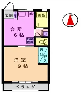 プリムラ【1階】の間取り