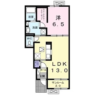 Cuore【1階】の間取り