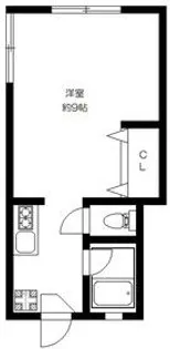 第2ミカミハイツ【1階】の間取り