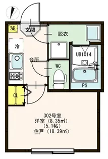 クラシア立石【3階】の間取り