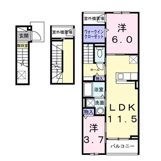 フォルシュ【3階】の間取り