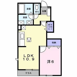 アレーナII【1階】の間取り