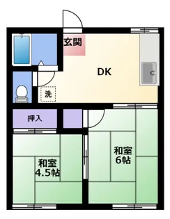 フォーブル嶋野【1階】の間取り
