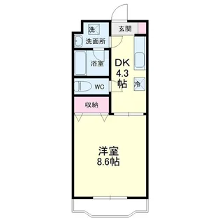 グランベール【1階】の間取り