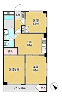 ラークヒルズ【3階】の間取り