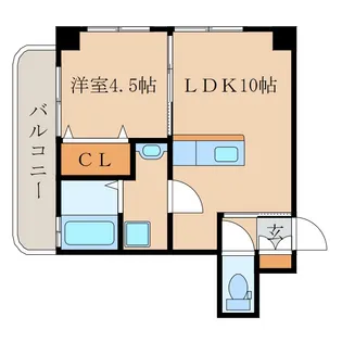 リテラス鹿屋弐番館【5階】の間取り