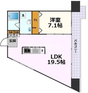 レジディア東桜II【8階】の間取り