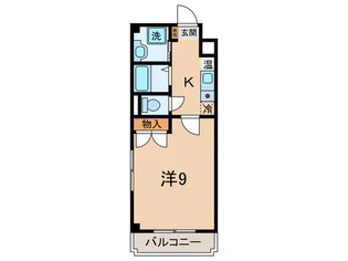 パークハイム中道【5階】の間取り