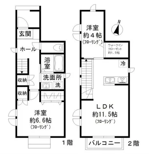 スティーラ田園調布【2階】の間取り